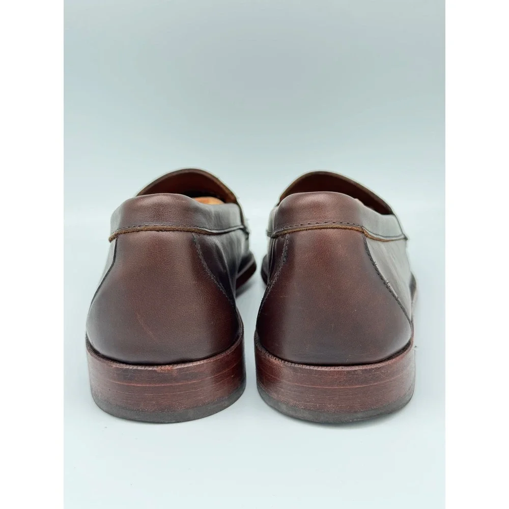 Allen Edmonds Penny Loafers Brown‎ Leather Slip-On Shoes Men's Size 13B USA Made